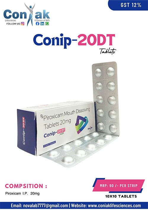 Piroxicam 20mg Tablets