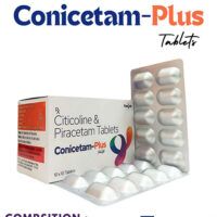 Citicoline Sodium 500 mg + Piracetam 800 mg Tablet