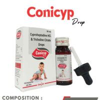 Cyproheptadine 1.5MG+Trichloline Citrate 55 mg Drop