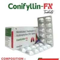 Acebrophylline 200mg+Fexofenadine 120mg+Levocetrizine 5mg Tab
