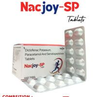 Diclofenac Potassium 50mg+Paracetamol 325mg+Serratiopeptidase 10mg tab