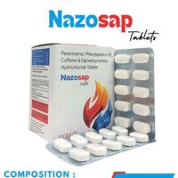 Paracetamol 500mg + Phenylephrine HCL 5 mg + Caffeine 30mg + Diphenhydramine HCL 25 mg Tab