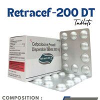 Cefpodoxime Proxetil Dispersible 200mg Tab