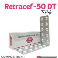 Cefpodoxime Proxetil Dispersible 50 mg Tab