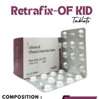 Cefixime 100mg+Ofloxacin 100mg