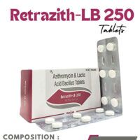 Azithromycin 250 mg + Lactic acid tab
