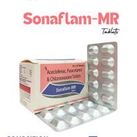 Aceclofenac 100mg+Paracetamol 325mg+Chlorzoxazone 250mg tab