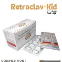 Amoxycillin 200mg+Pottasium Clavulanate 62.50 mg Tab