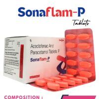 Aceclofenac 100mg+Paracetamol 325mg tab