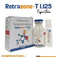 Ceftriaxone 1000mg+Tazobactum 125mg