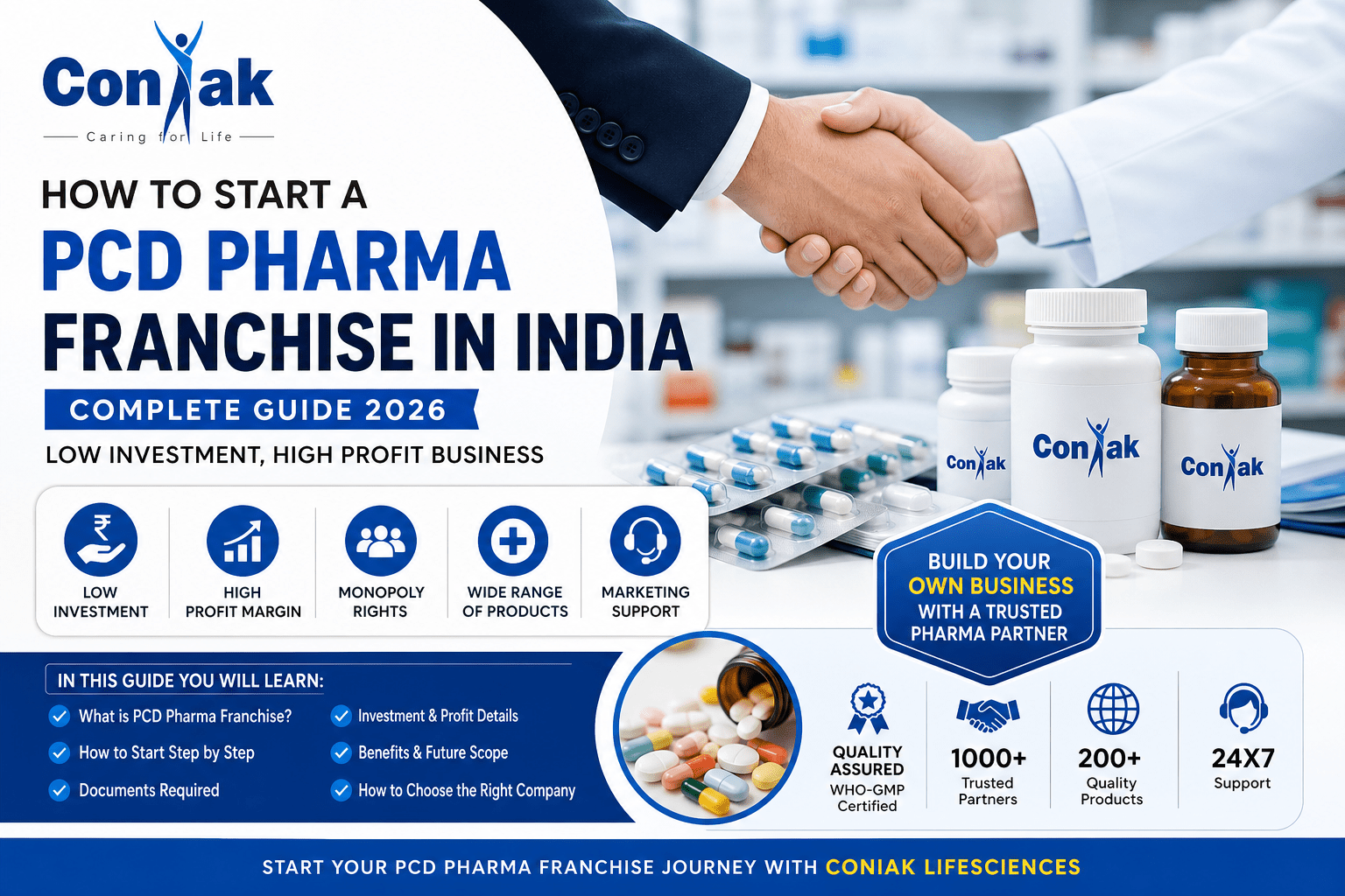 How to Start a PCD Pharma Franchise in India — Complete 2026 Guide for Low Investment and High Profit Business